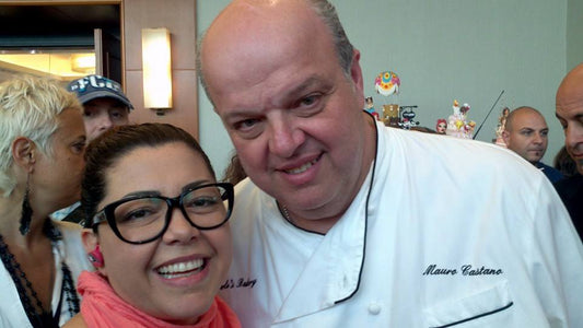 Lally with Mauro Castano from "Cake Boss"